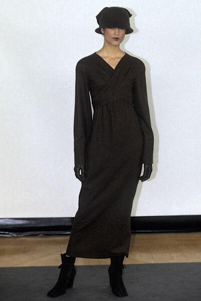 Chanel Fall/Winter 1998 Navy Wool Coat Dress