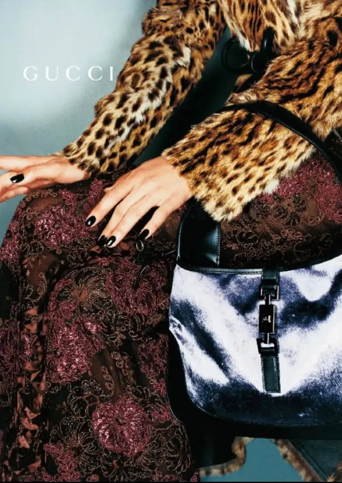 Gucci By Tom Ford Grey Velvet Jackie Bag FW99 | Sand Archivio Gucci By Tom Ford Grey Velvet Jackie Bag FW99 | Sand Archivio